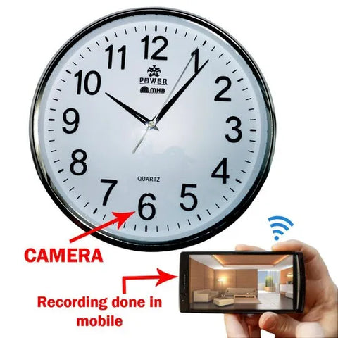 analog wall clock camera with built in 128 gb memory card - Mikro kamera zidni sat je odlično kamuflirana mikro kamera i praktično je nemoguće videti položaj spijunske kamere.