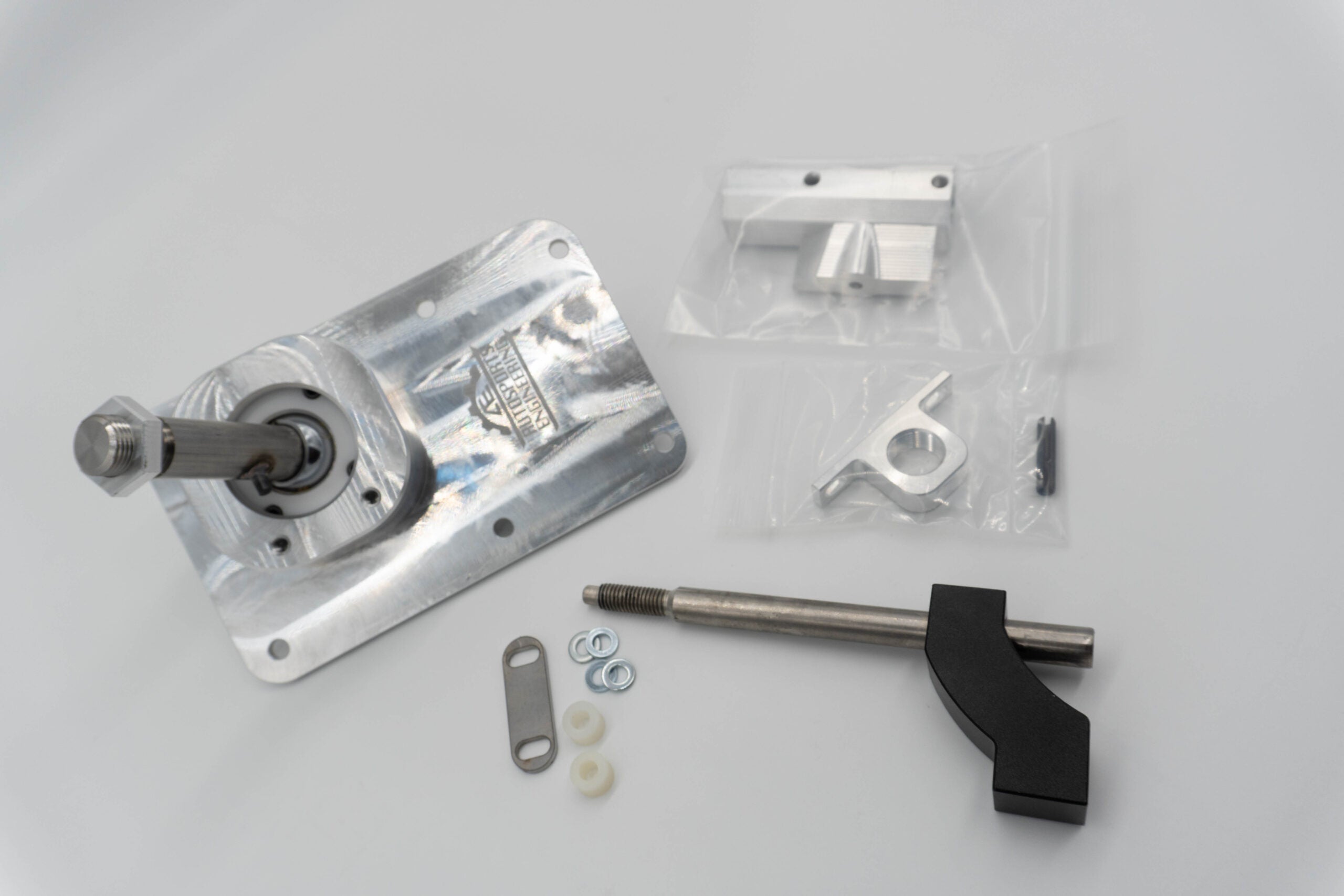 MY STORE Autosports Engineering CD009 Shifter Relocation   Front Mount   Reverse Lockout Equipped