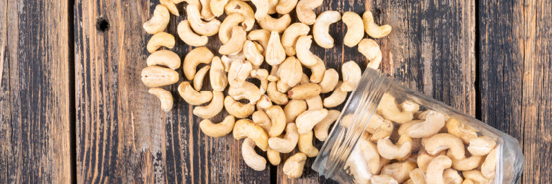 Cashews are high in Tryptophan which is a precursor to produce serotonin and melatonin.