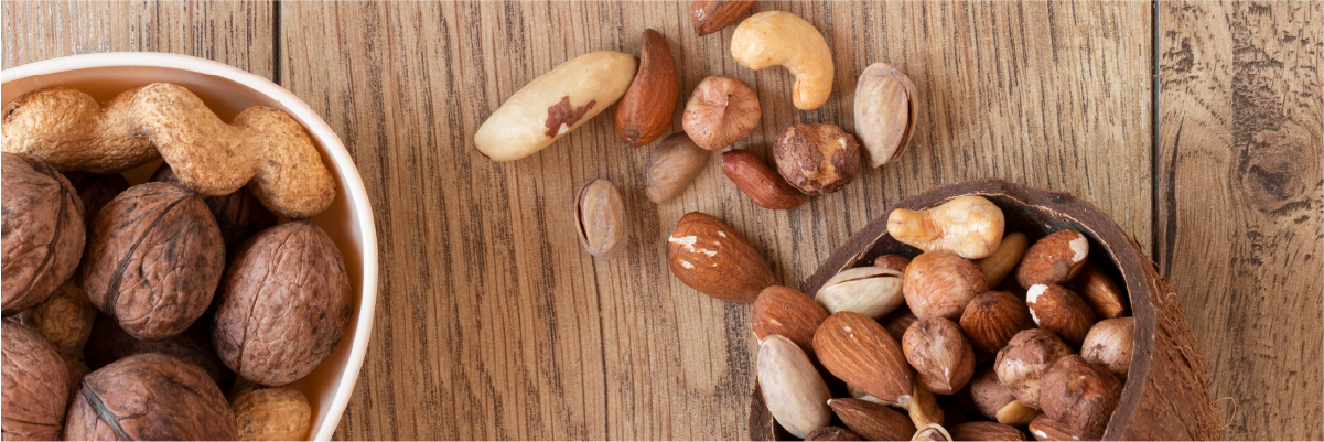 Almonds, cashews and pistachios came from drupes.