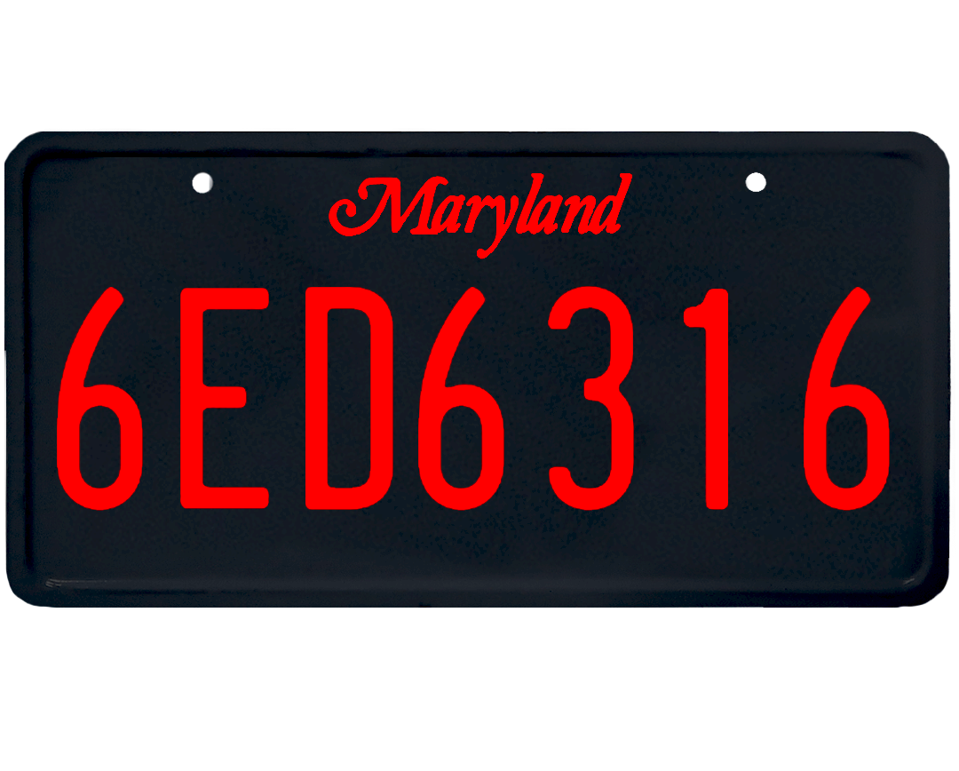 Maryland License Plate Wrap Kit PlateWraps