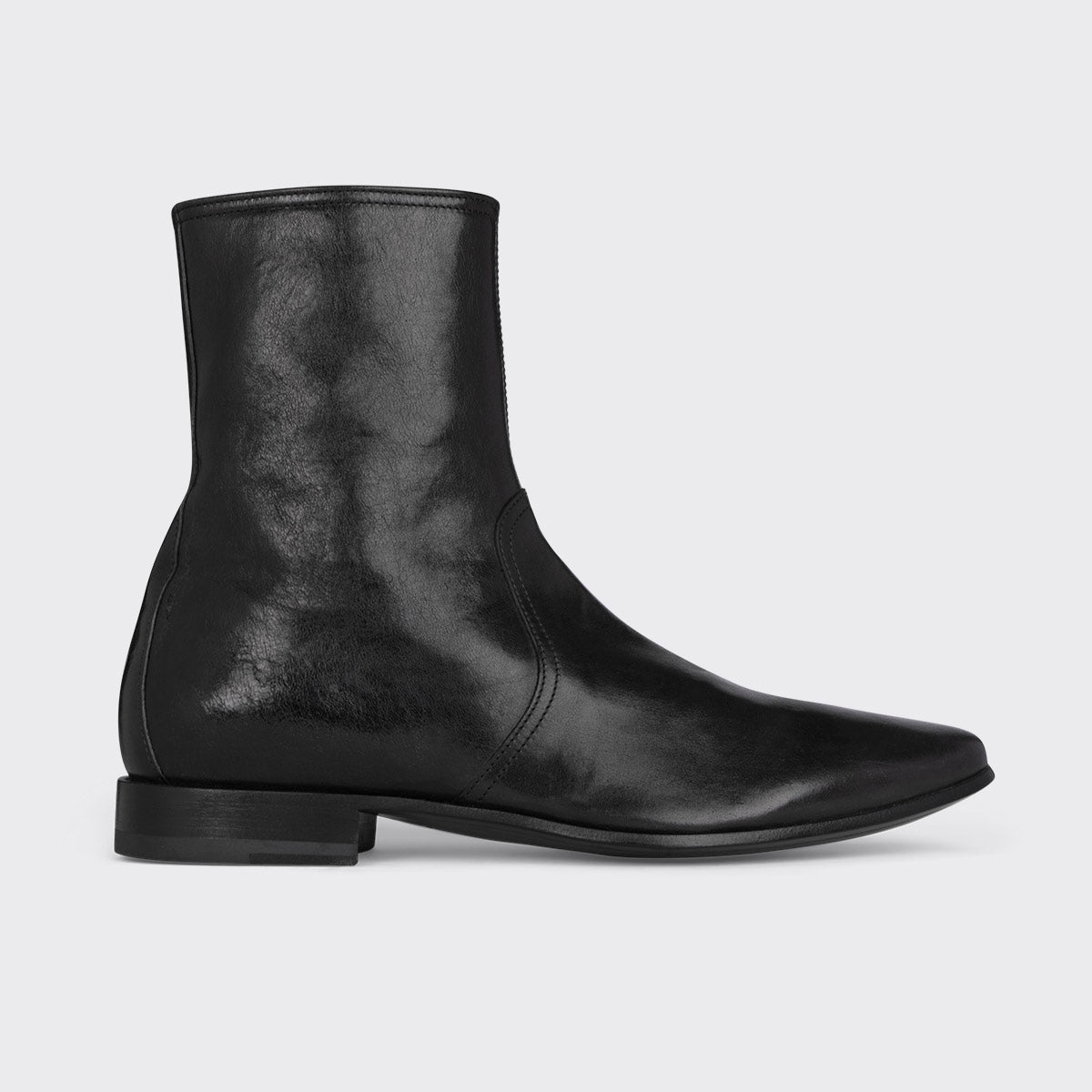 400 boots for men in black kangaroo leather — PIERRE HARDY