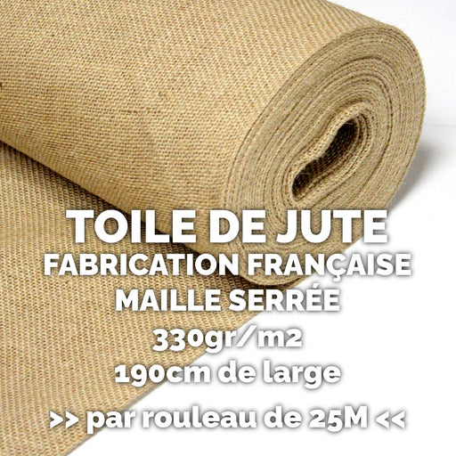 ▷ Toile de jute grande largeur