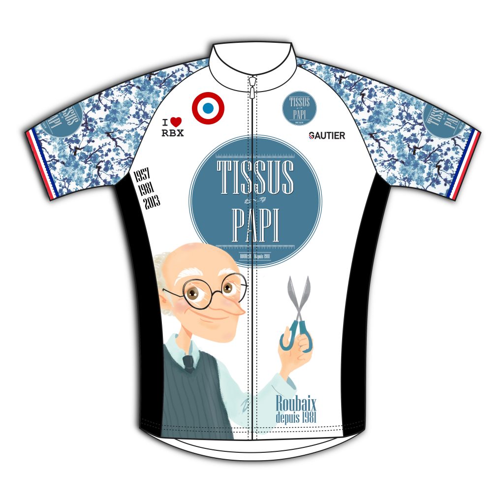 Paris-Roubaix Challenge2019 : le maillot des Tissus Papi est révélé !