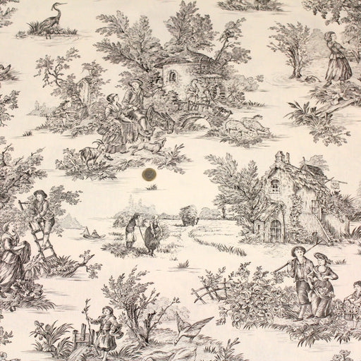 Tissu de coton noir uni - toile à drap - Grande largeur 280cm - COLLEC —  Tissus Papi