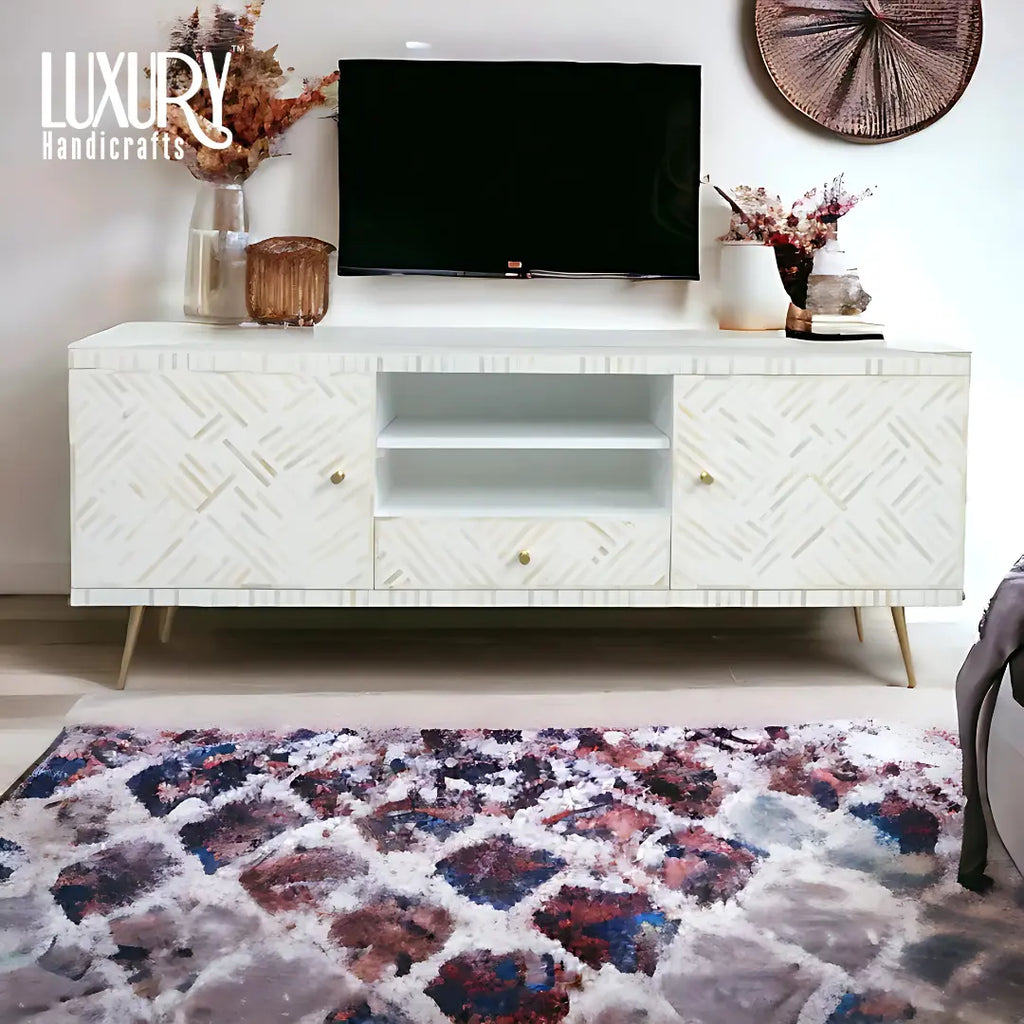 Madeline Bone Inlay Media Cabinet
