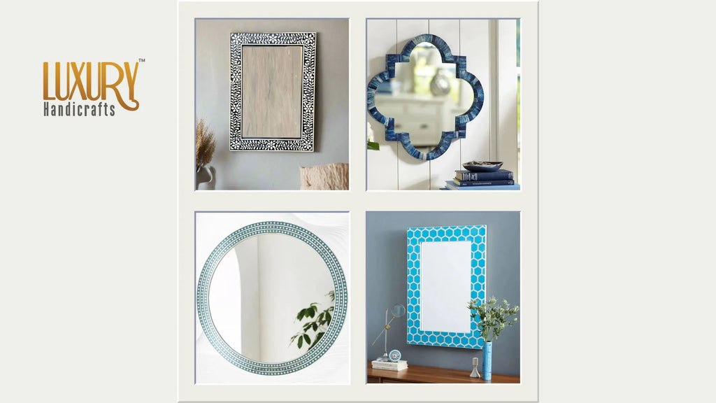 Bone Inlay Mirrors