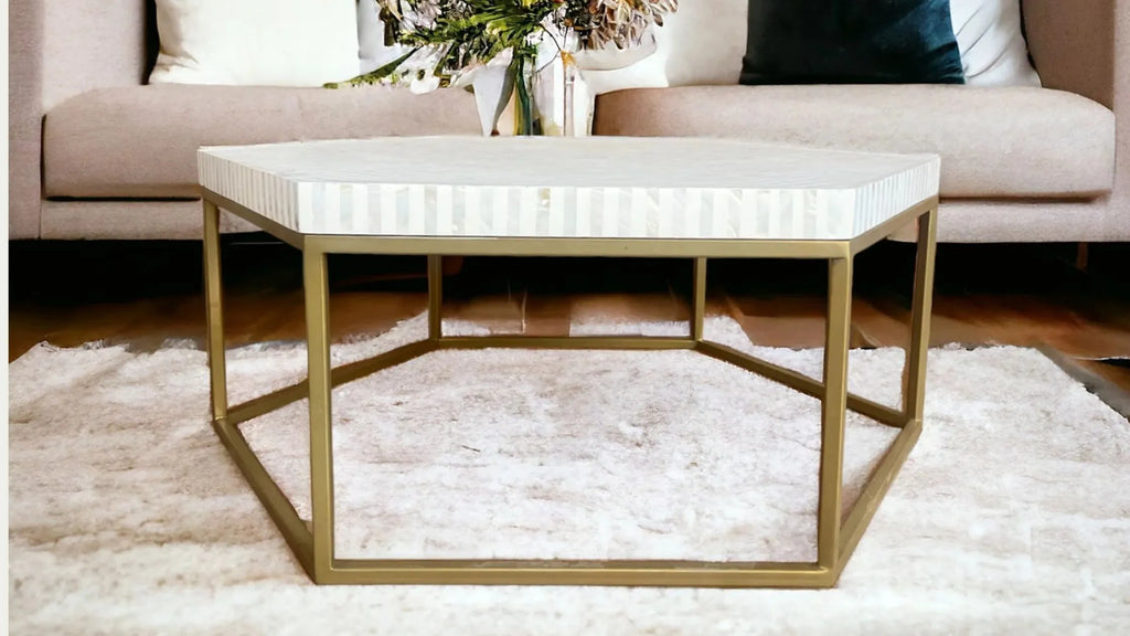 Mother of pearl center table