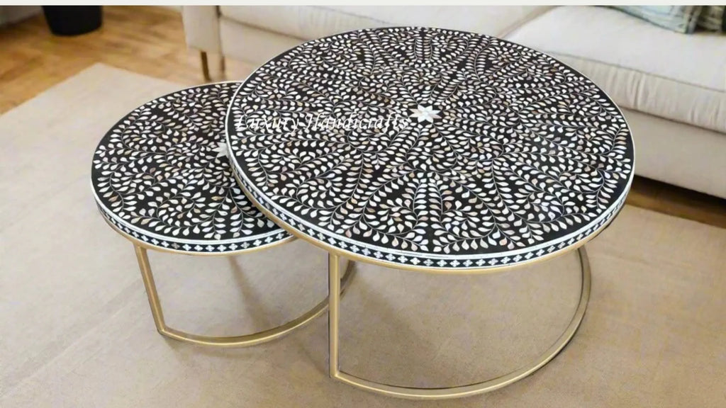 Mother of pearl coffee table