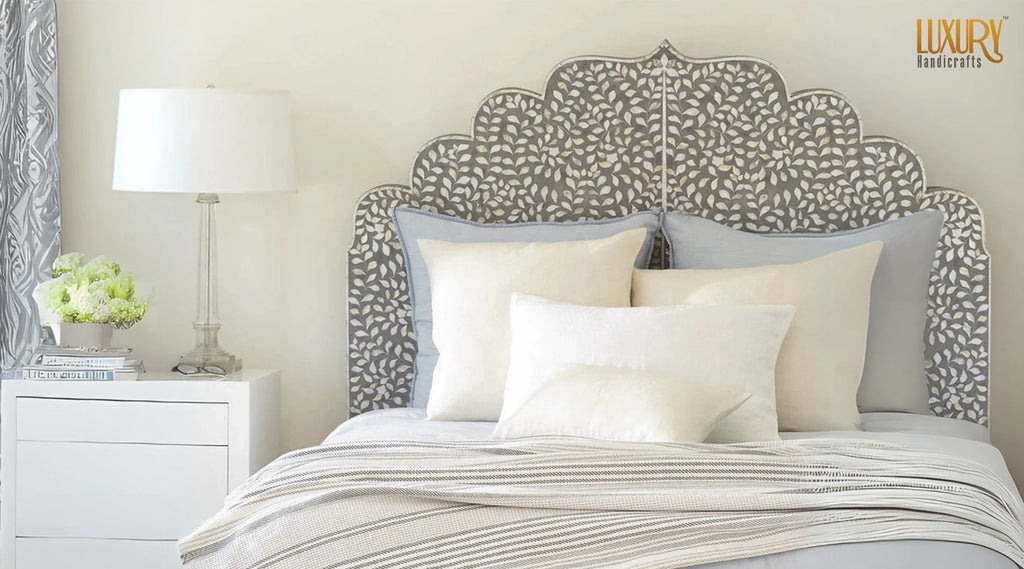 wood handcarved bed