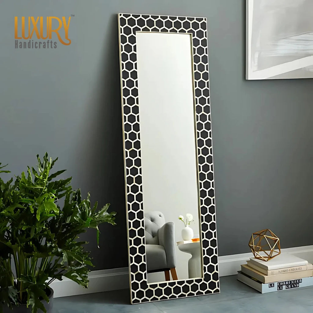 anthropologie inlay mirror frame