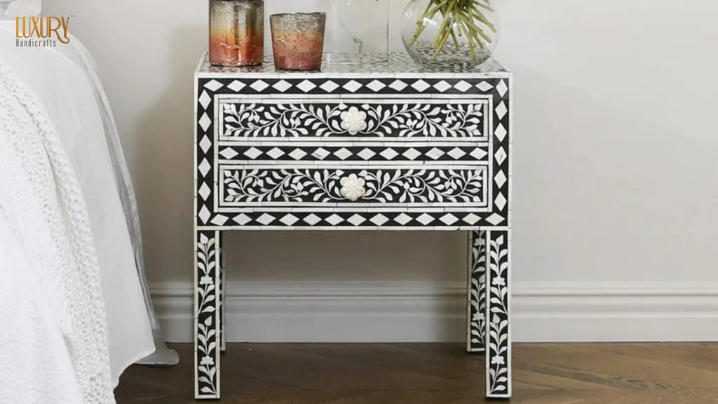 bone nightstand