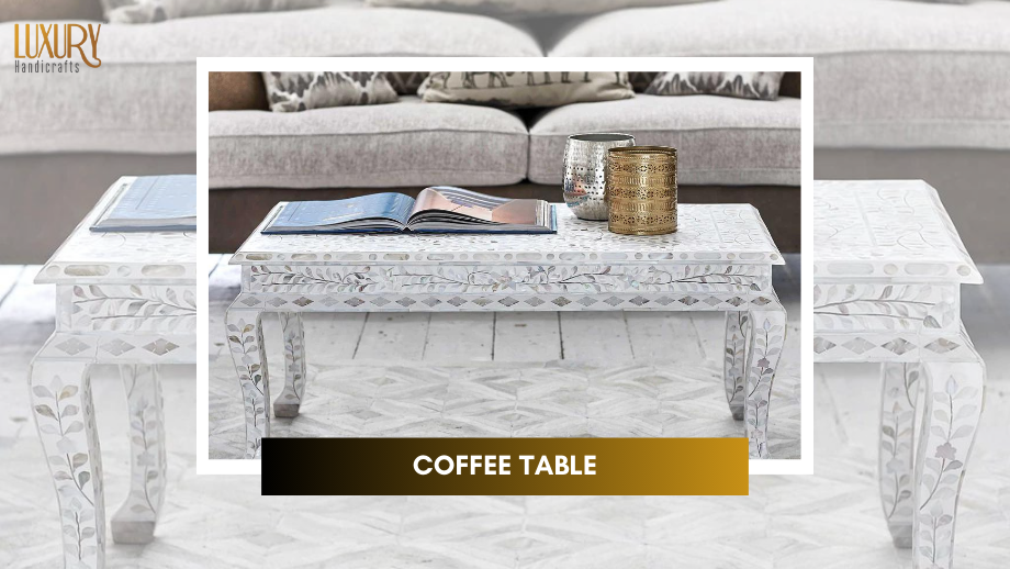 buy mother of pearl coffee table