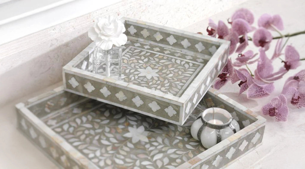 elegant serving tray