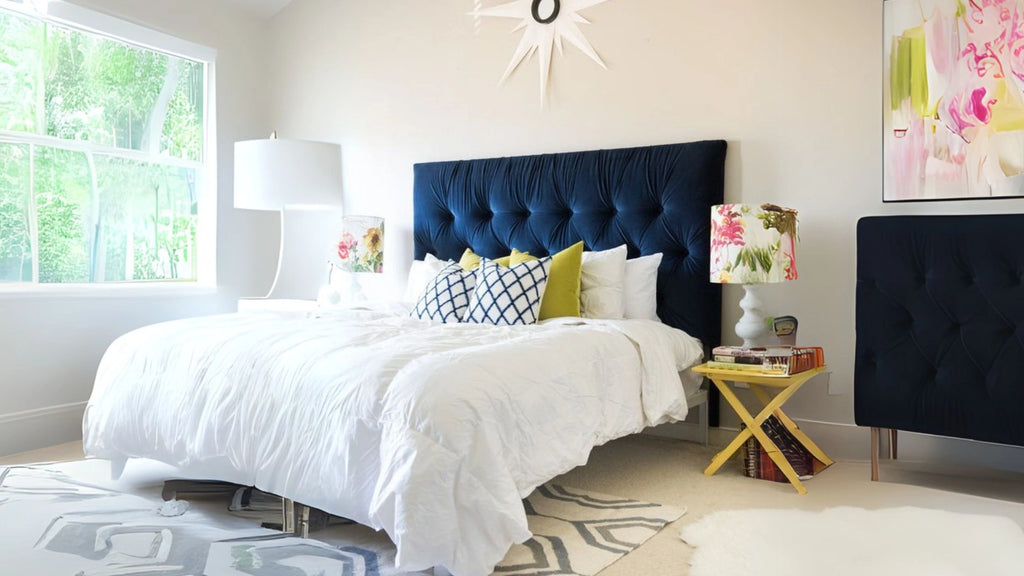 Velvet Panel Headboard