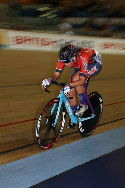 @charlottebikech British Points Race National Champion on Handsling Bikes TR2