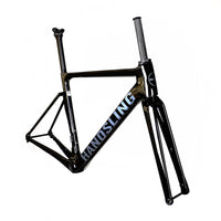 HandslingBikes Handsling A1R0evo Road Frame - Gloss Black Carbon | bikes built to your personalised equirements. race proven in-house design, Bike Fit included and Zero percent finance