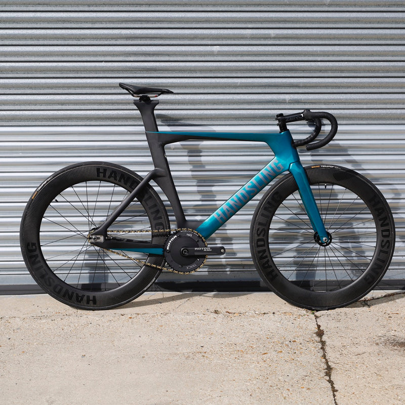 Handsling Bikes Handsling TR3evo Rotor Track Bike | bikes built to your personalised equirements. race proven in-house design - Bike Fit included and Zero percent finance.