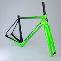 Handsling Bikes Handsling CEXevo frame - Neon Green | bikes built to your personalised equirements. race proven in-house design - Bike Fit included and Zero percent finance.