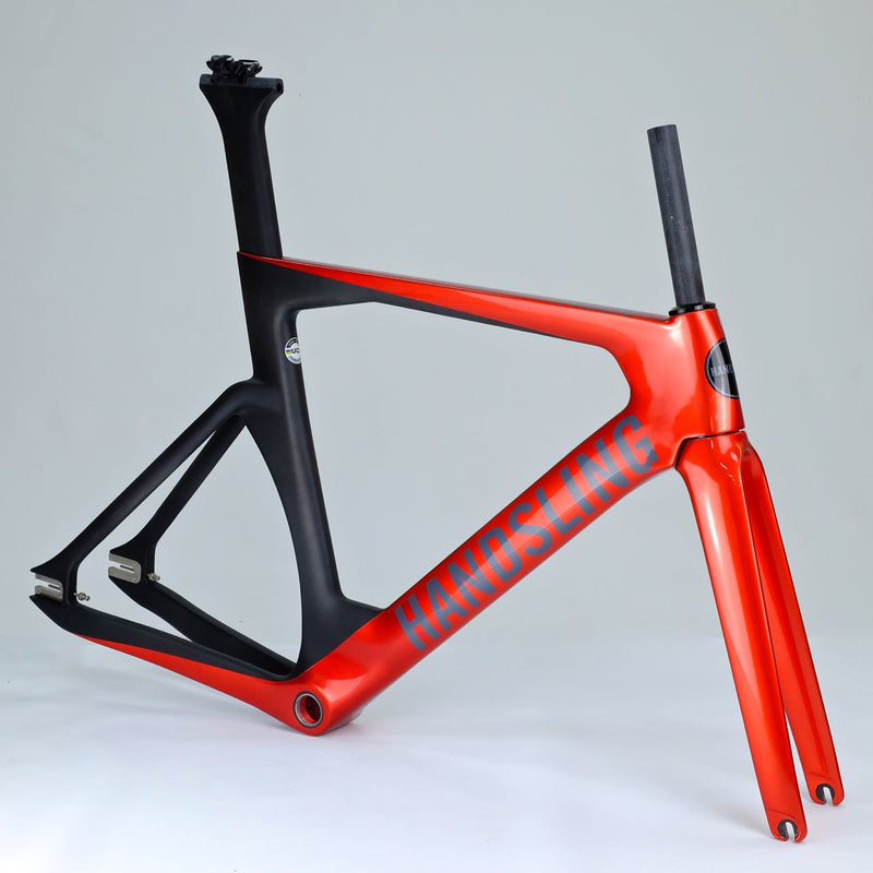 Handsling Bikes Handsling TR3evo Track Frame - Candy Red | bikes built to your personalised equirements. race proven in-house design - Bike Fit included and Zero percent finance.