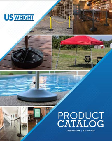 View the US Weight 2024 product catalog to see the best in weighted bases and stanchons.