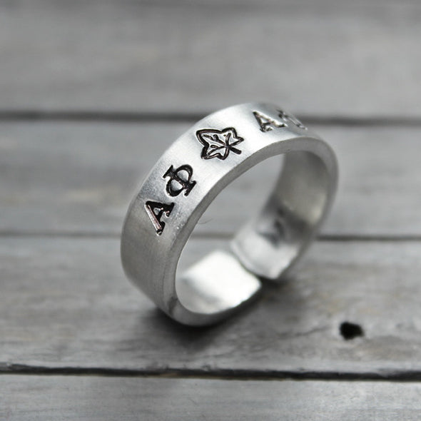 Alpha Phi Ivy Ring Rings 19.99 Pure Impressions Design