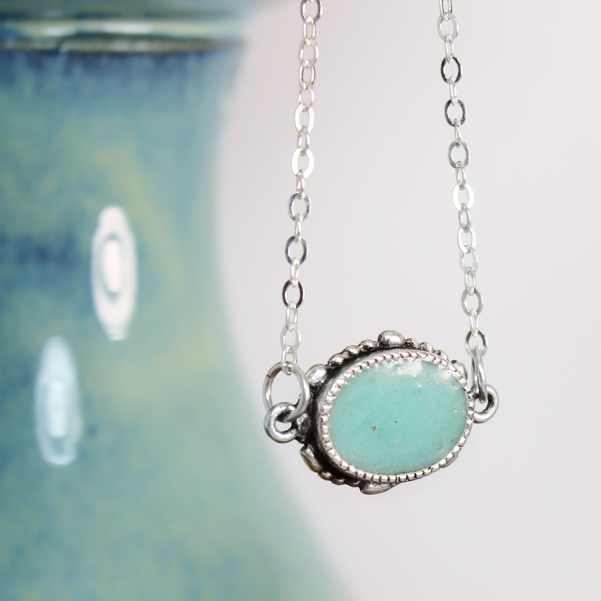 Ornate Turquoise Necklace Metaphysical Jewelry & Gifts