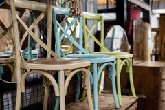 recyclerie chaises et bois