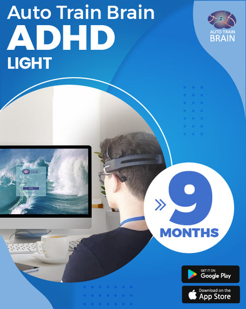 ADHD LIGHT -  Auto Train Brain Software Subscription 9 Months