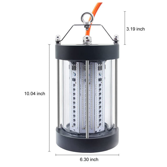 Battery Inside 100W 200W Underwater fishing light White Green