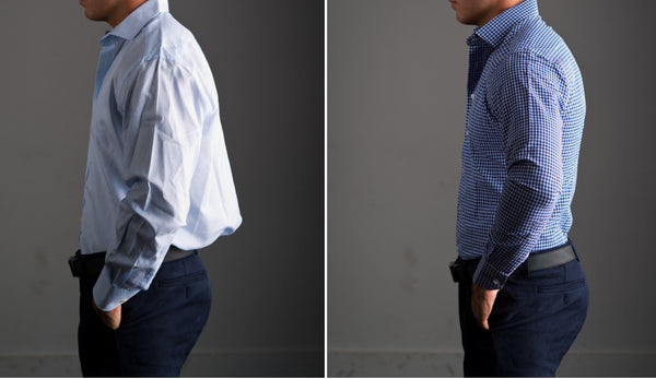 Athletic Fit vs. Slim Fit Dress Shirts - What's the difference - State ...