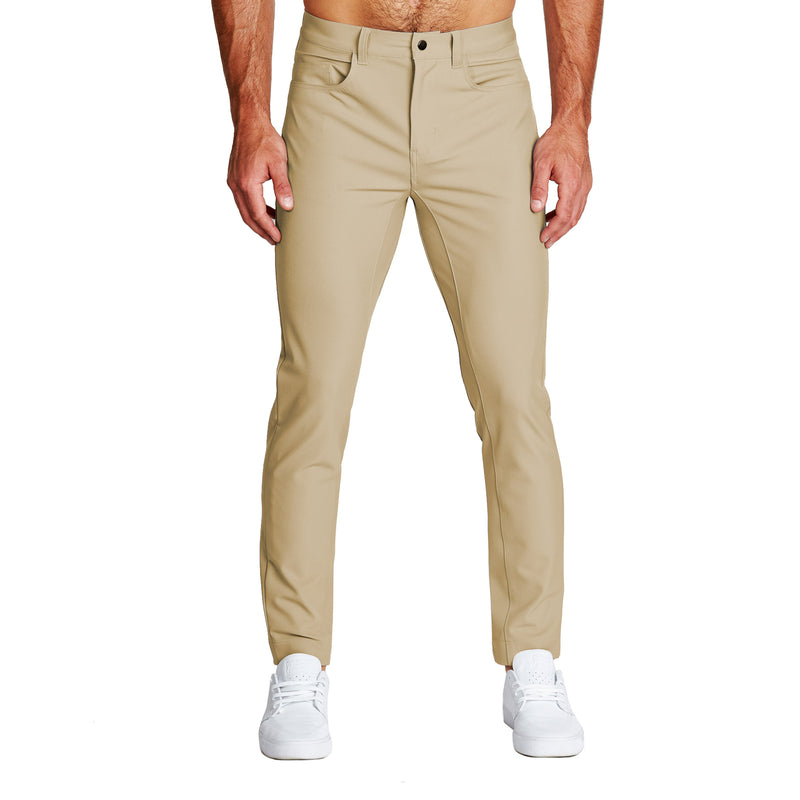 Athletic Fit Stretch Tech Chino - Mid Khaki - State and Liberty ...
