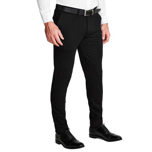 Athletic Fit Stretch Suit Pants - Black - State and Liberty Clothing ...