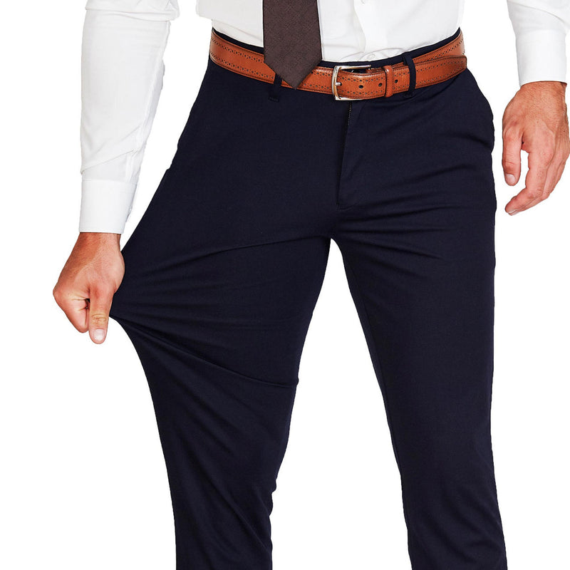 athletic tapered dress pants