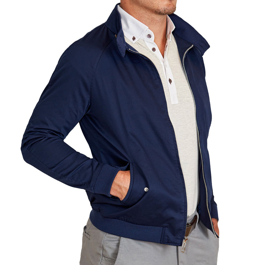 navy casual jacket