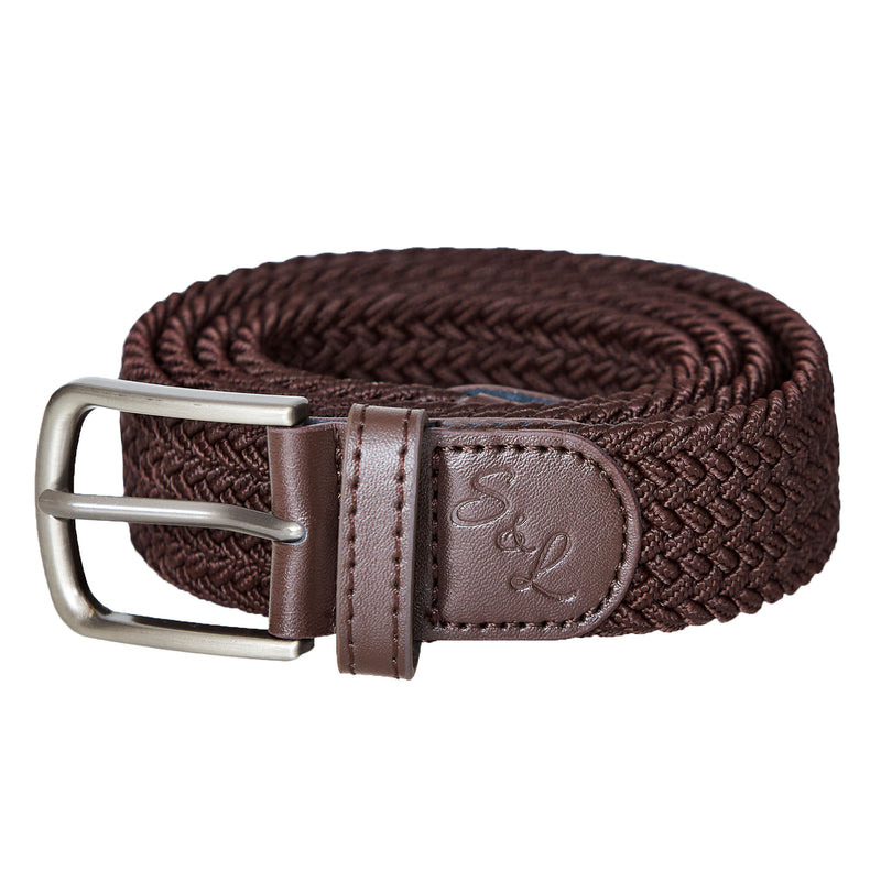 Casual Stretch Belt - Brown - State and Liberty Clothing Company