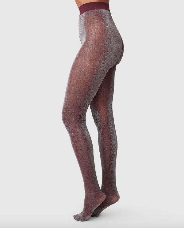 Swedish Stockings Tora Shimmery Tights Black