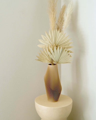 large pampas vase.