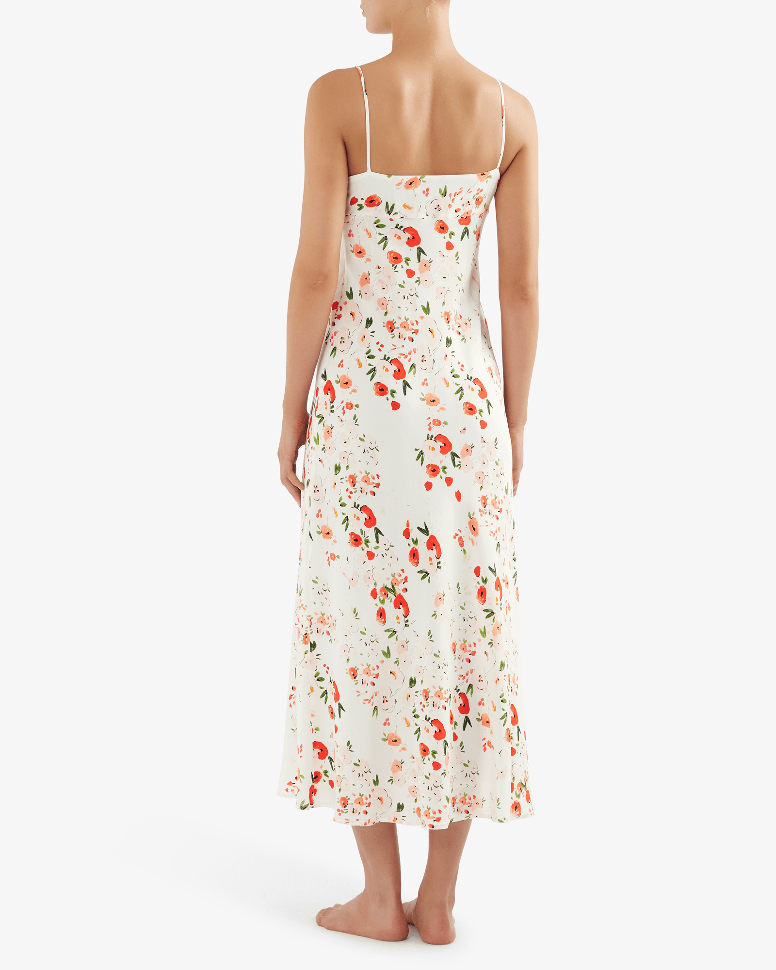 bec and bridge floral midi