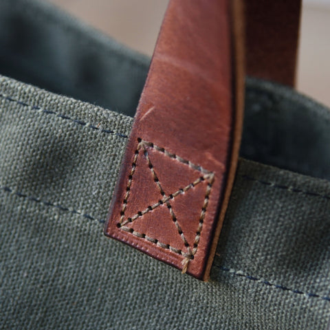 Waxed Canvas Tote – Peg and Awl Wholesale