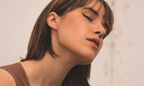 Woman with Strong Jawline