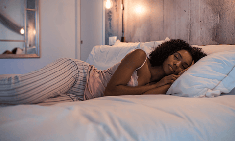 Woman Sleeping for Skin Benefits