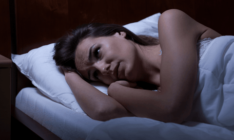 Woman with Sleeping Problem