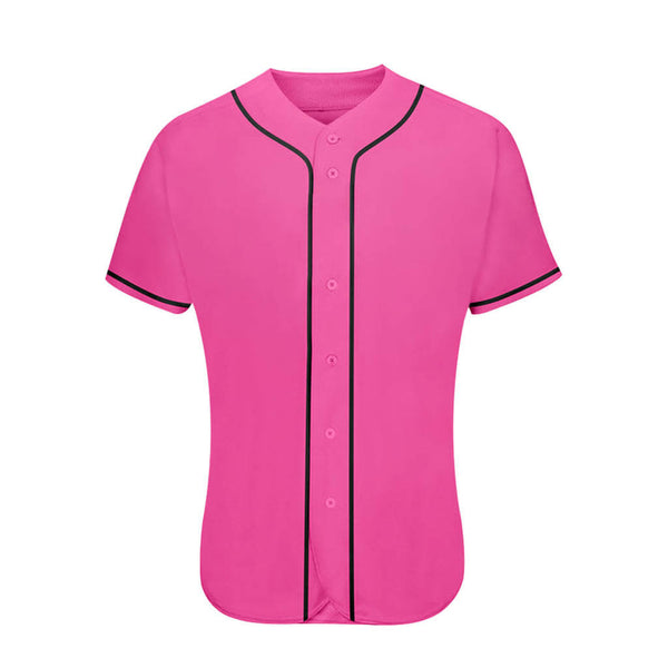 Mens Stripe Baseball Jersey Sports Jerseys Custom Solid Color