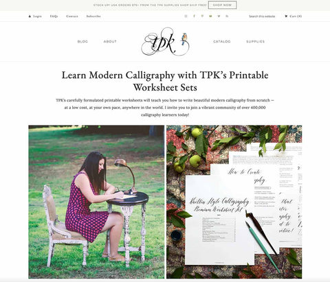 The Story of TPK's Modern Calligraphy Starter Kit: From Concept to Creation