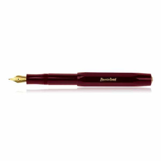 Kaweco Classic Sport Fountain Pen - Black - Medium (Gold-Plated