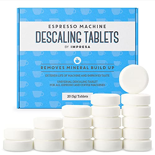 IMPRESA [20 Pack] Espresso Machine Descaler Tablets