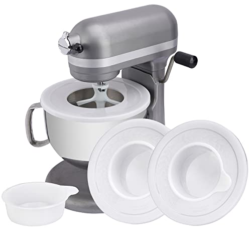 Stand Mixer Bowl Covers to Prevent Ingredients from Spilling, Fits  Bowl-Lift Models KV25G and KP26M1X (2 Pack)