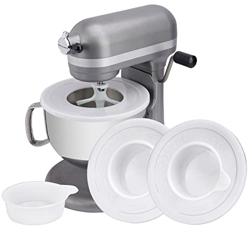 Mixer Bowl Cover For Kitchenaid 4.5-5 Quart Tilt-head Stand Mixer, Splash  Guard With Add Ingredient Opening, Glass Bowl Lid To Prevent Ingredient  Spills, Open Hole Design In The Middle, Ap5801837, Ps8759593, W10559999 