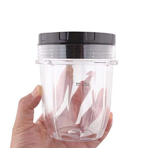 Anbige Replacement Parts 5-Cups Glass Jar with blade and collar,Compatible  with Black&Decker Blender BL1110BG/ BL1120BG/ BL1130SG/ BL1220GG/ BL1210RG/